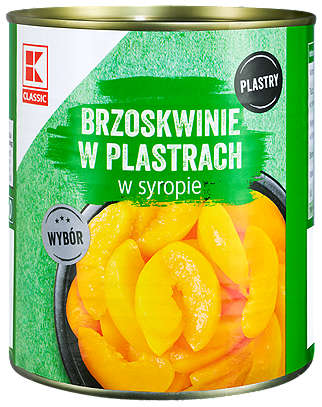 K-Classic Brzoskwinie w syropie
