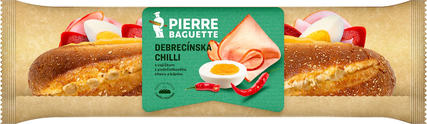 Pierre Baguette Bageta Debrecínska chilli