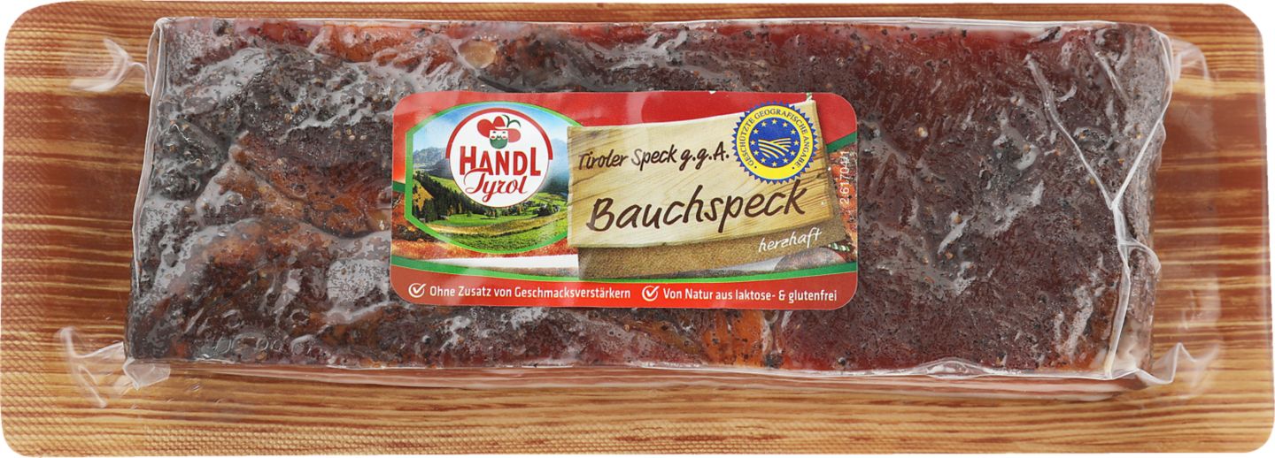 Slanina údená studeným dymom, sušená