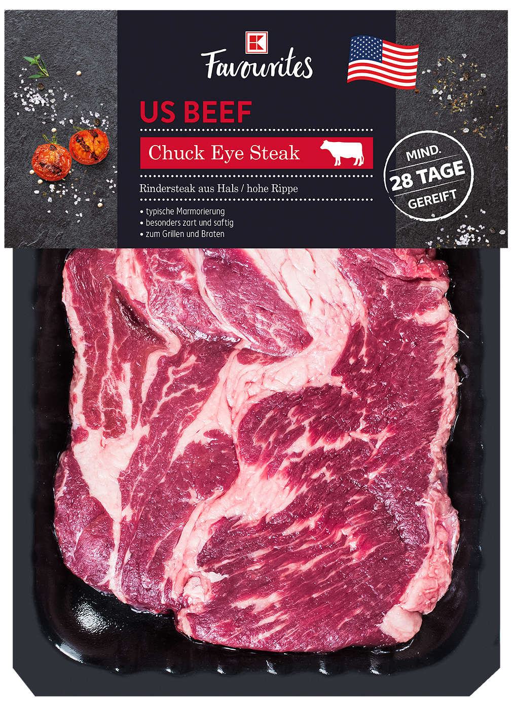 Fotografija ponude K-Favourites Američki Chuck Eye steak 1 kg