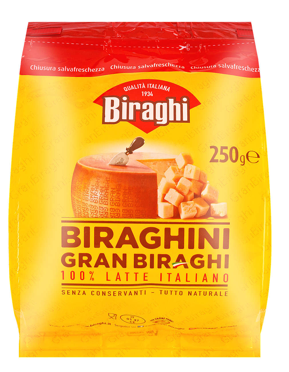 Fotografija ponude Gran Biraghi biraghini kockice, tvrdi kravlji sir