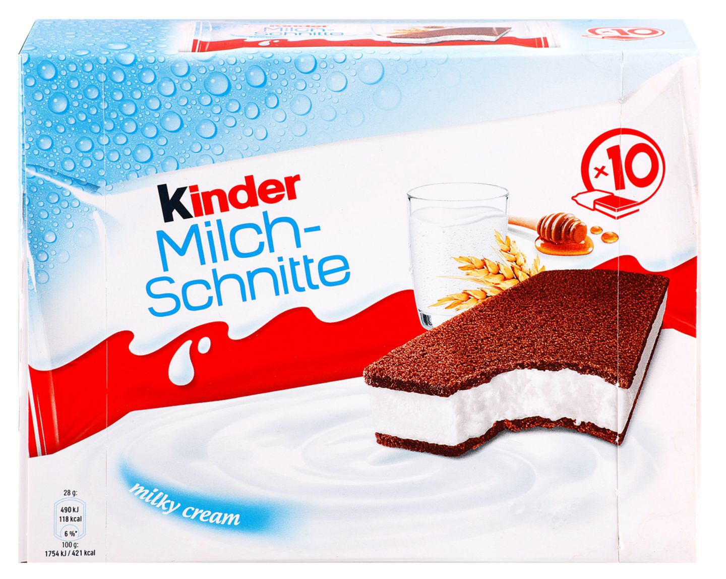 Kinder Milchschnitte Mliječni desert
MPC 2.5.2025=4,49€