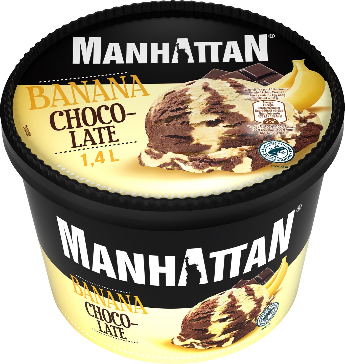 Manhattan Mrazený krém banán-čokoláda