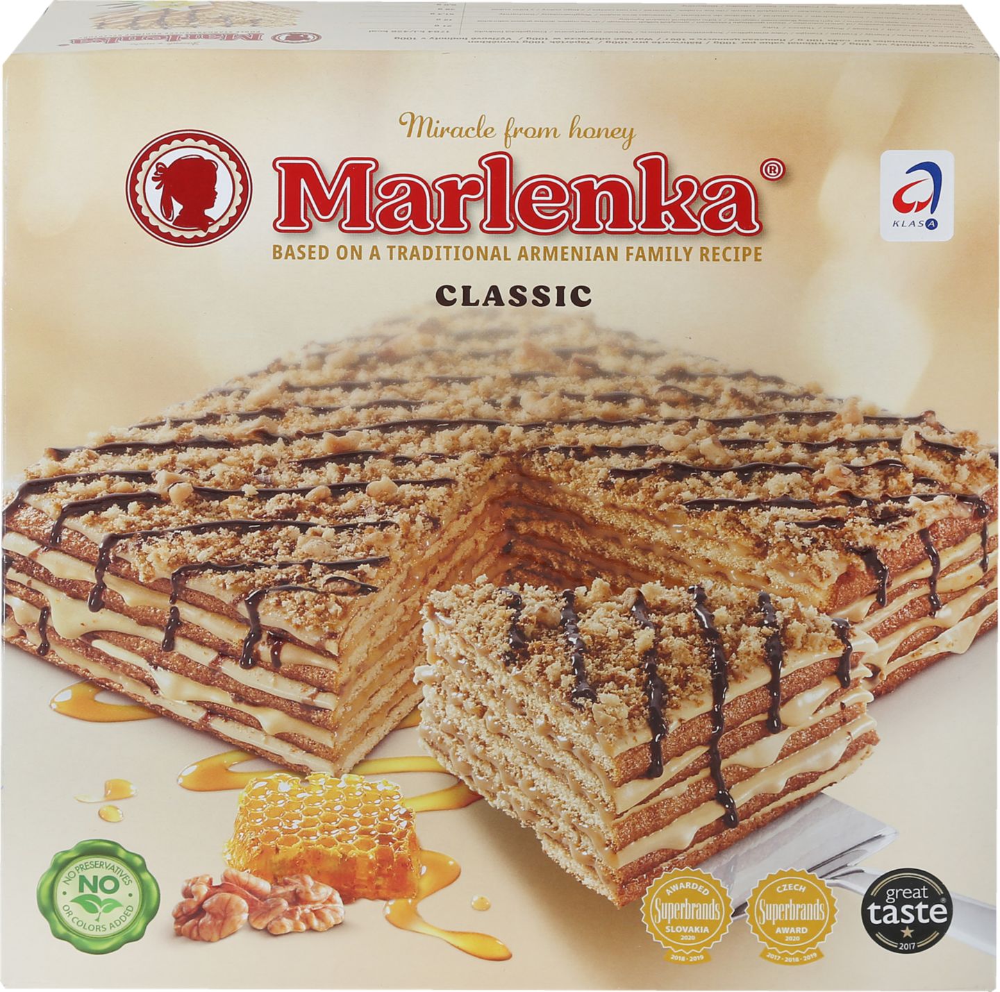 Marlenka Medová torta
klasik alebo kakao