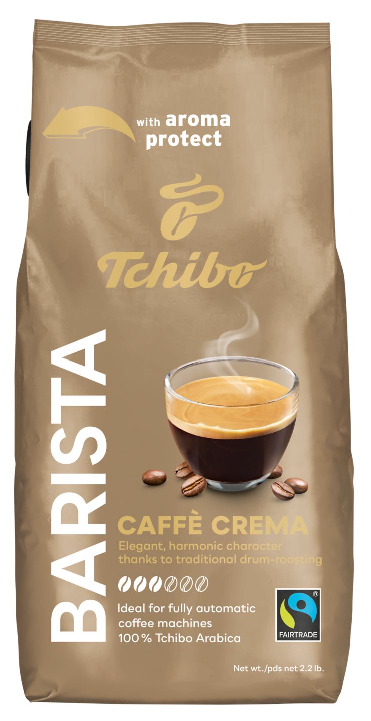 Tchibo Barista Kawa ziarnista
Caffe Crema, Espresso