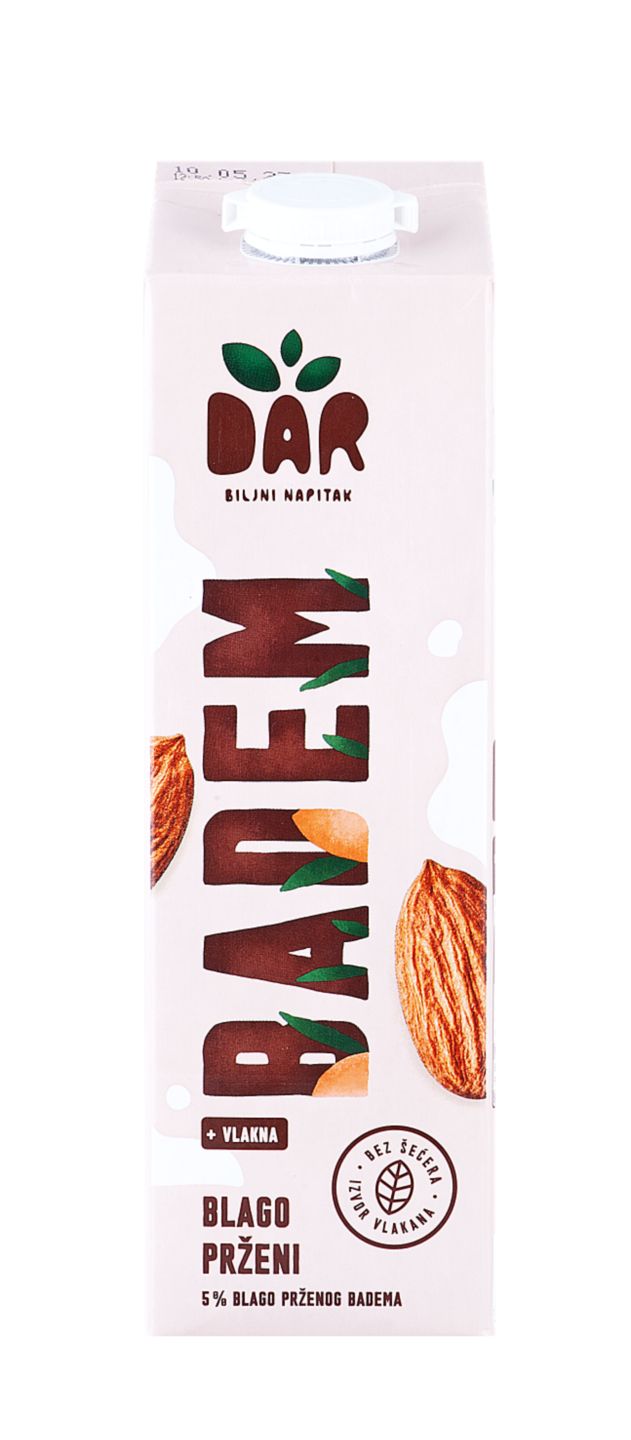 DAR biljni napitak Badem
MPC 2.5.2025=2,79€