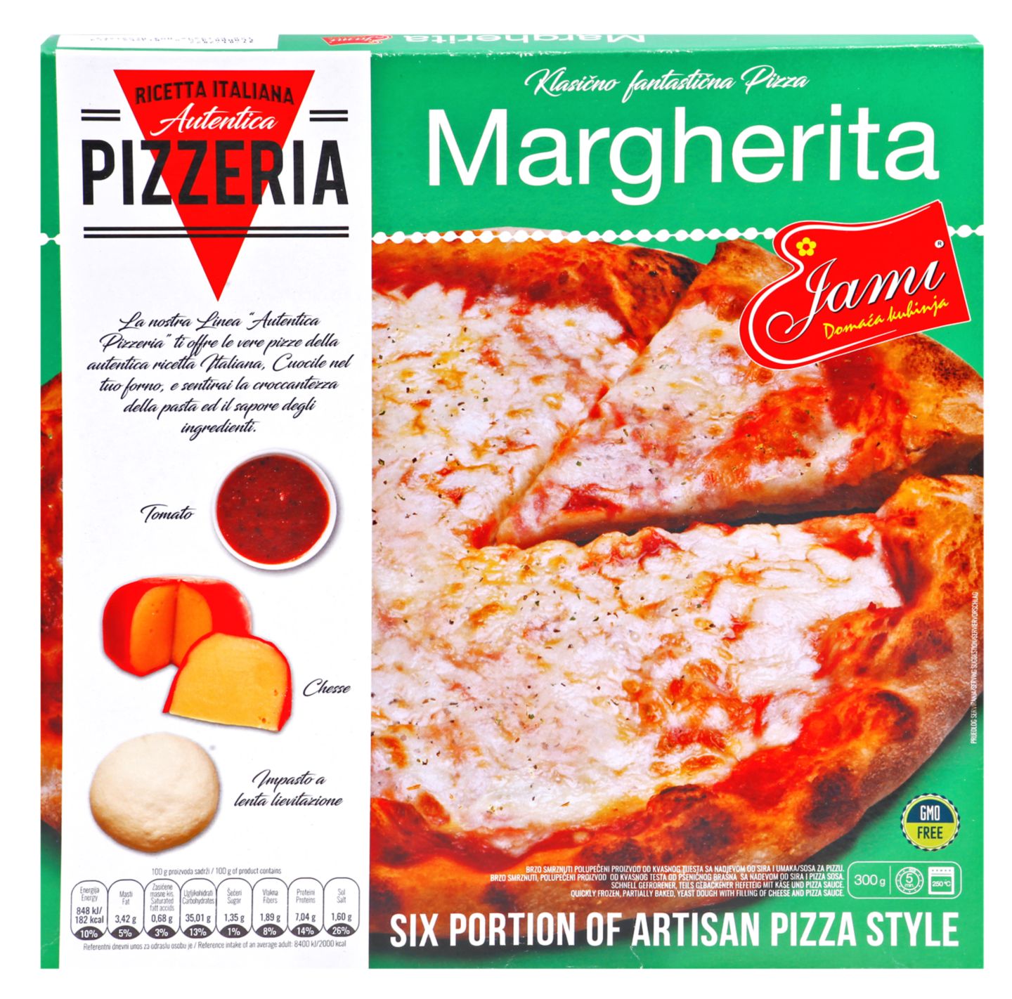 Jami Pizza Margherita
MPC 2.5.2025=3,49€