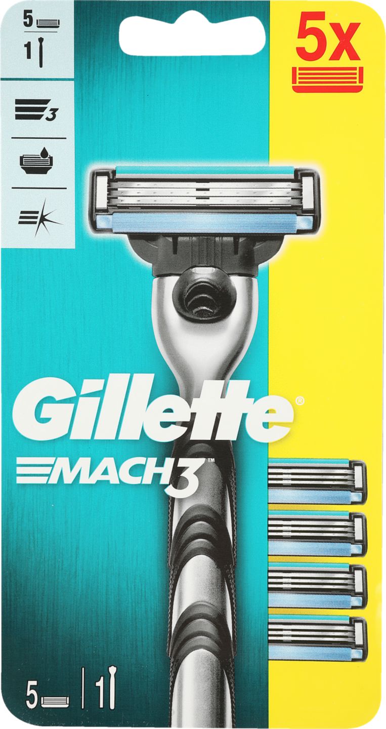 Gillette Mach3 Holiaci strojček+5 NH
