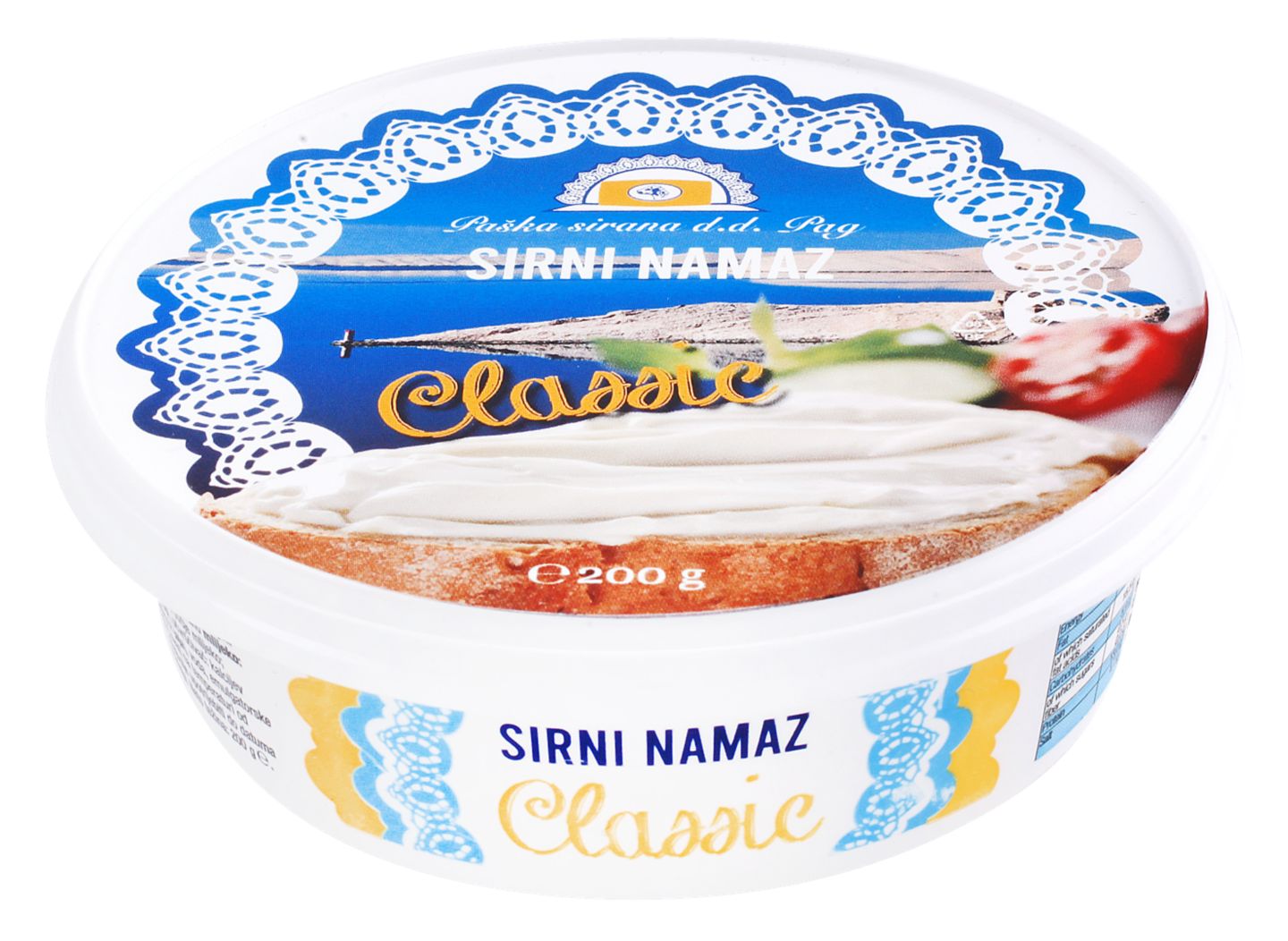 Paška sirana Sirni namaz classic
MPC 2.5.2025=1,79€