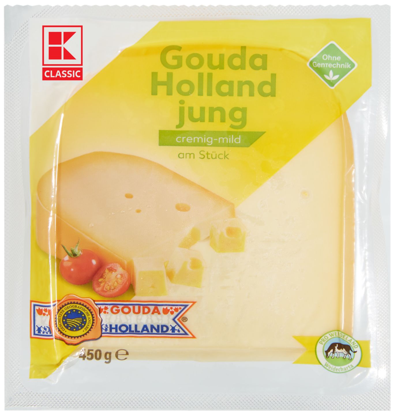 K-Classic Gouda Holland mladi sir, 48% m.m.