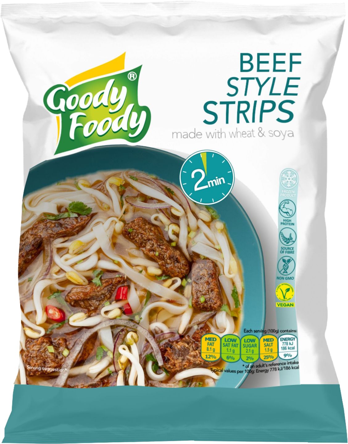 Goody Foody Strips vegan beef style