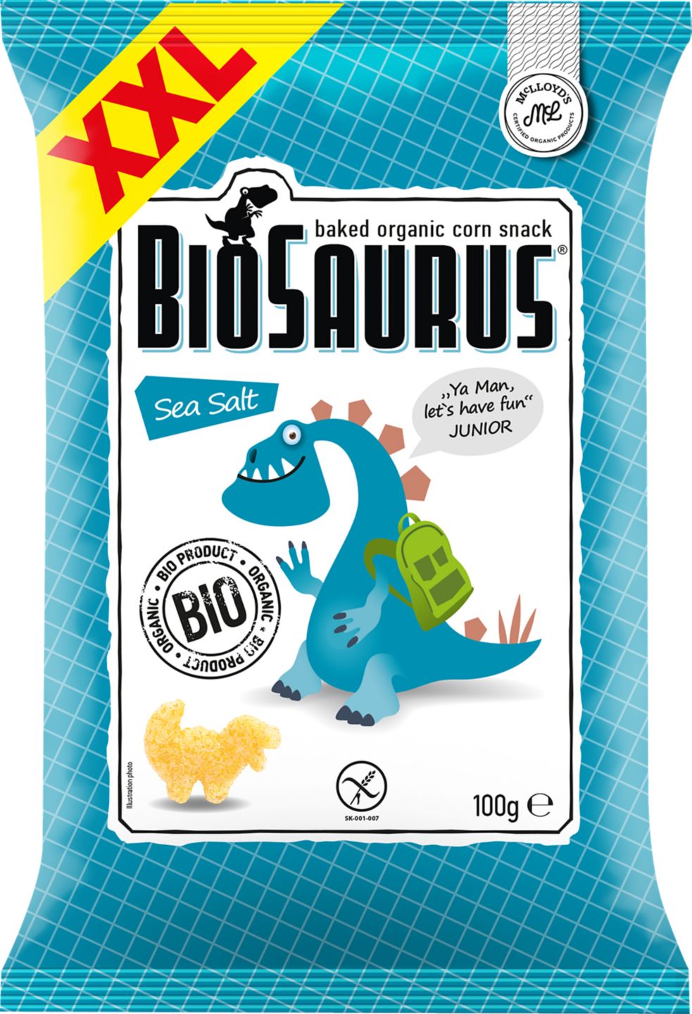 Biosaurus BIO Kukuričný snack