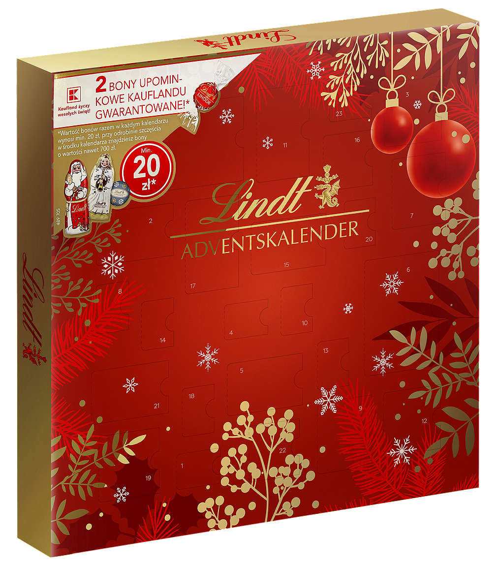 Zdjęcie oferty Lindt Kalendarz adwentowy z bonem