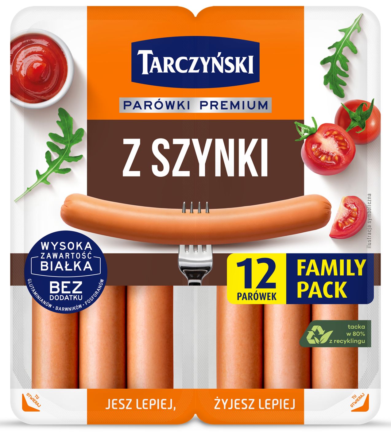 Tarczyński Parówki z szynki