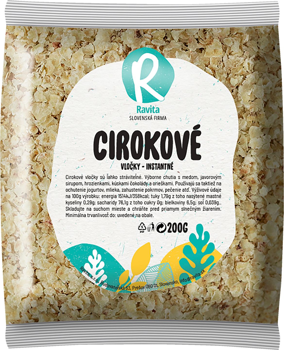 Ravita Vločky cirokové