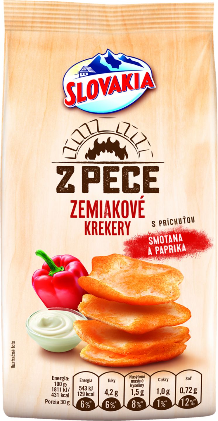Slovakia z pece Zemiakové krekery