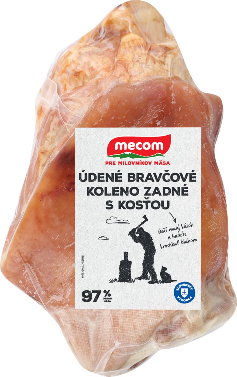 Údené bravčové koleno zadné, s kosťou