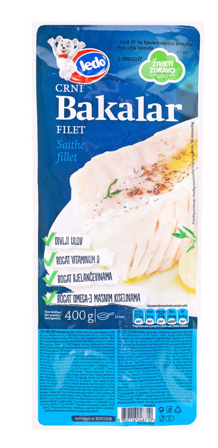 Ledo Crni bakalar filet
MPC 2.5.2025=9,99€