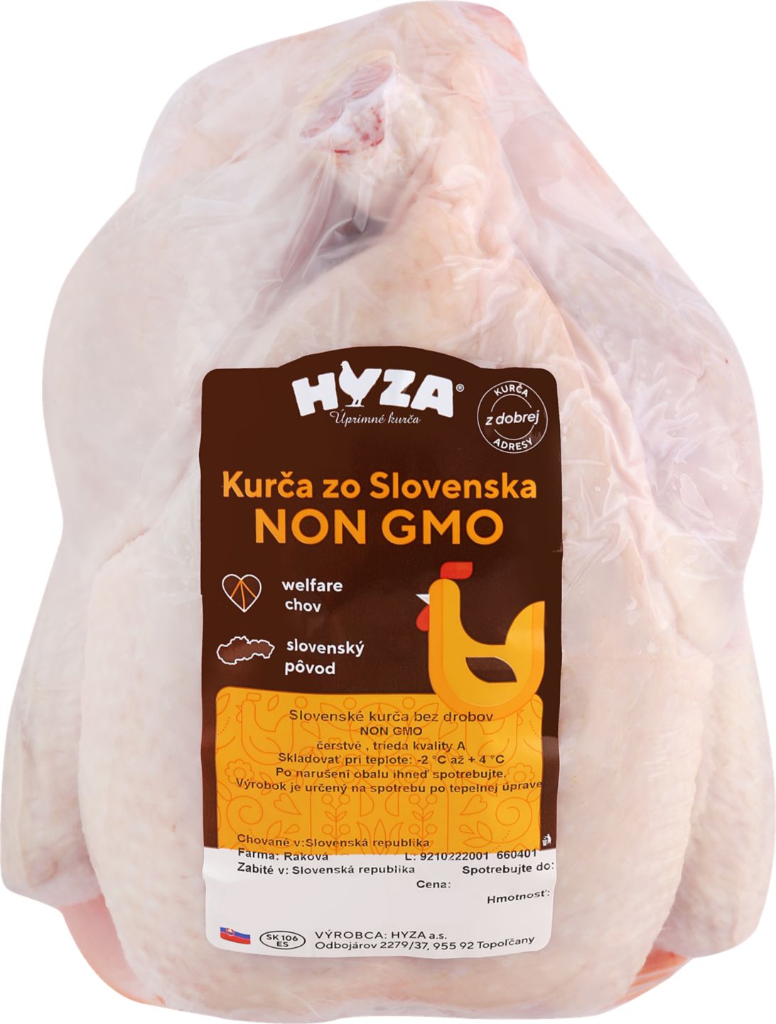 Slovenské kurča NON GMO