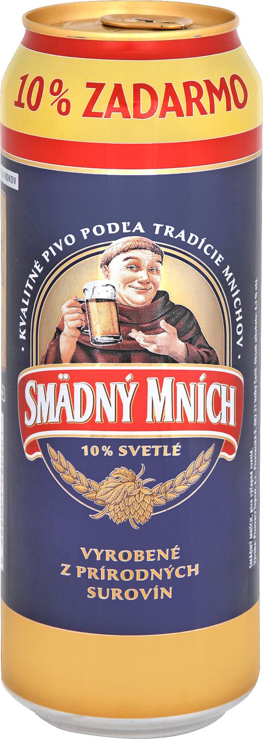 Smädný Mních Svetlé pivo 10 %