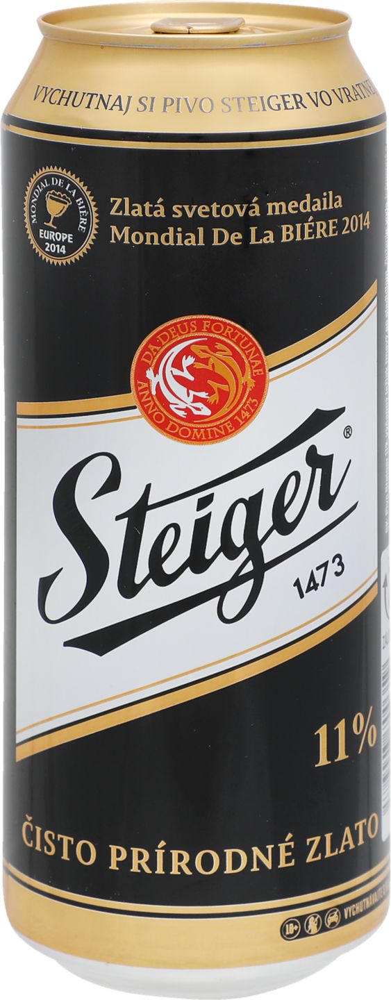 Steiger Tmavé pivo 11 %