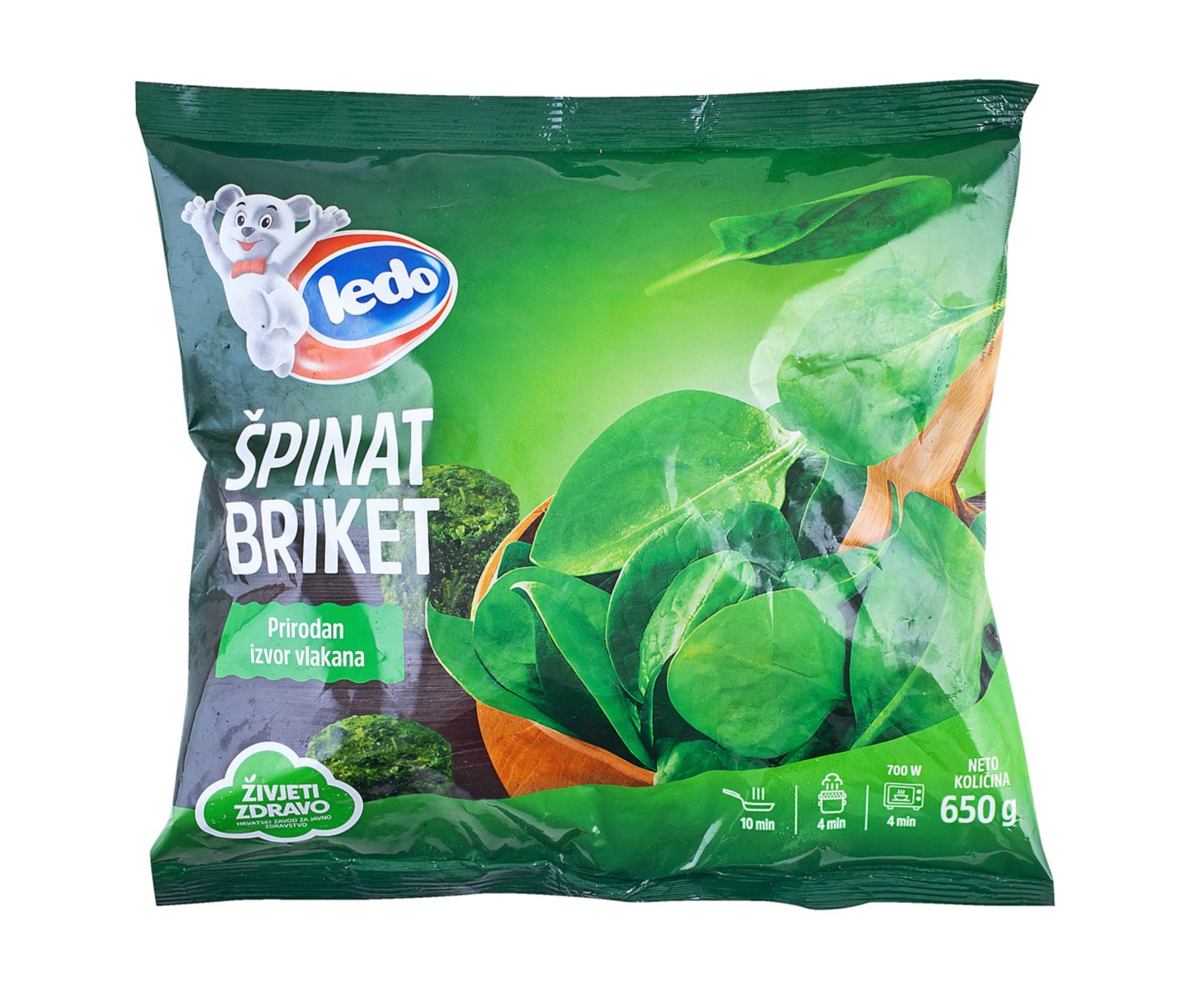Ledo Špinat briket smrznuto
MPC 2.5.2025=3,49€