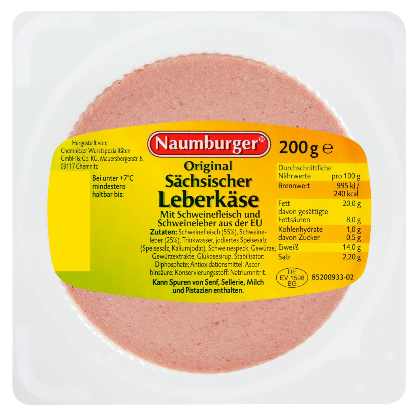 NAUMBURGER Sächsischer Leberkäse