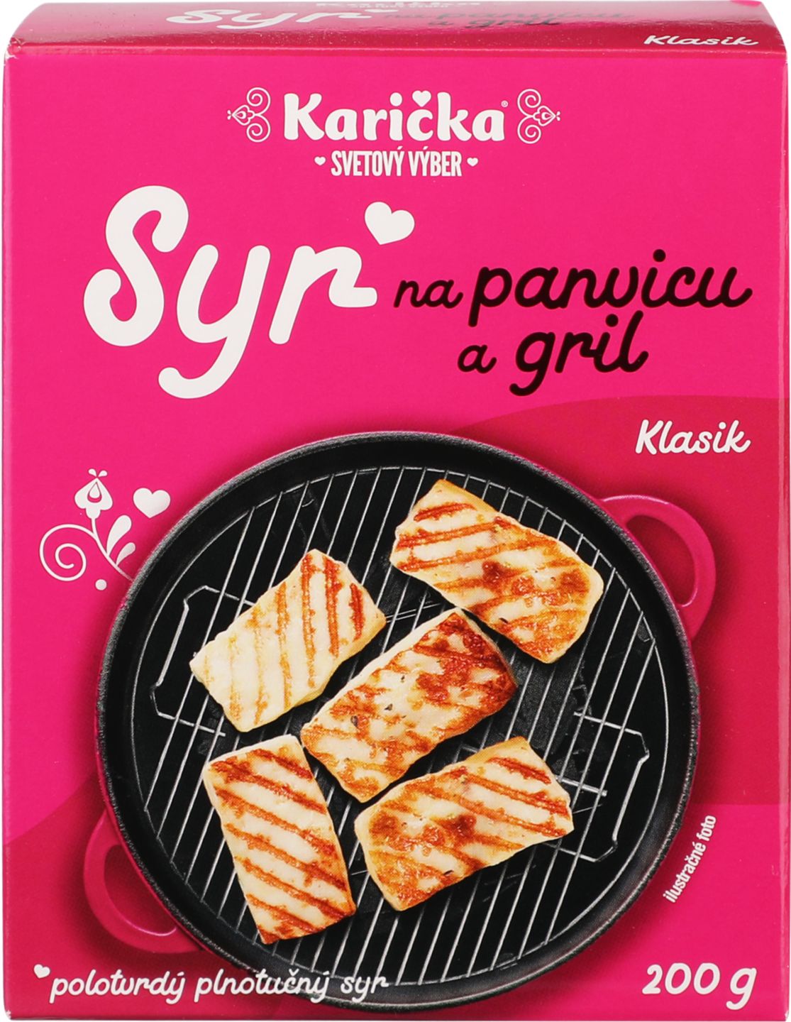 Karička Syr na panvicu
alebo gril
