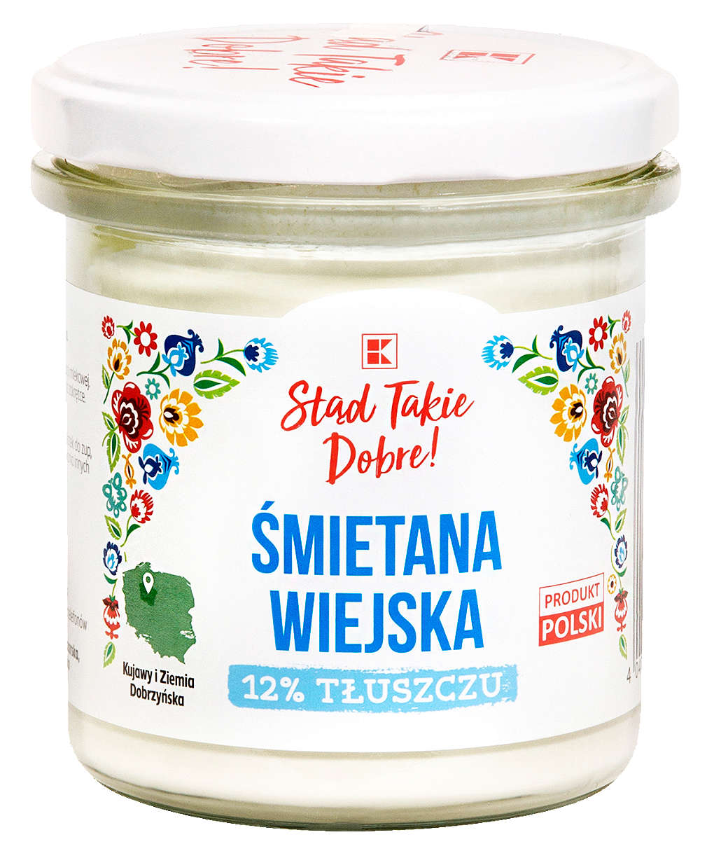 Zdjęcie oferty K- Stąd Takie Dobre Śmietana wiejska 12% tł.