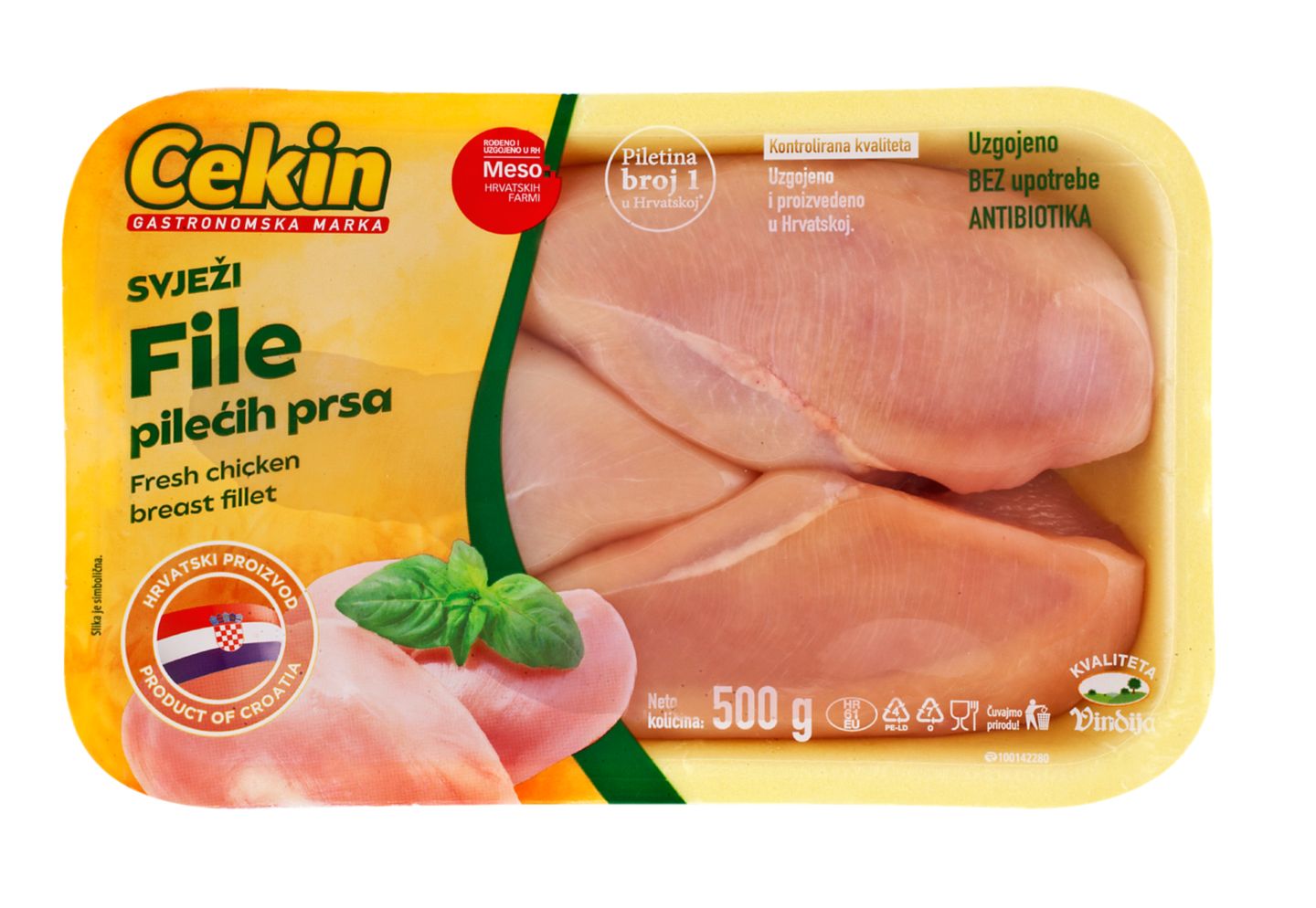 Cekin Pileći file 500 g
MPC 2.5.2025=6,35€