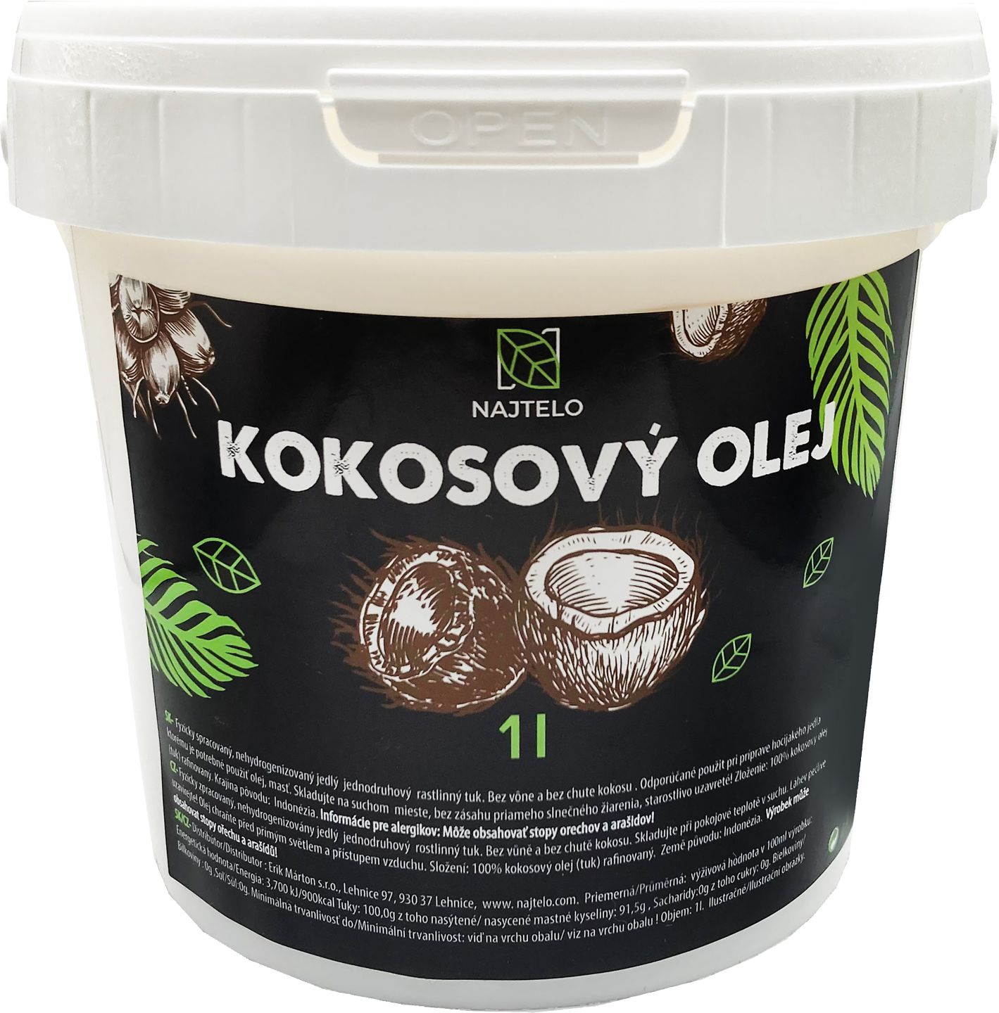 Najtelo Kokosový olej