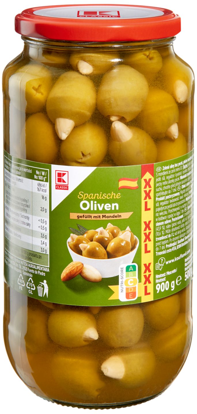 K-Classic Zelené olivy XXL