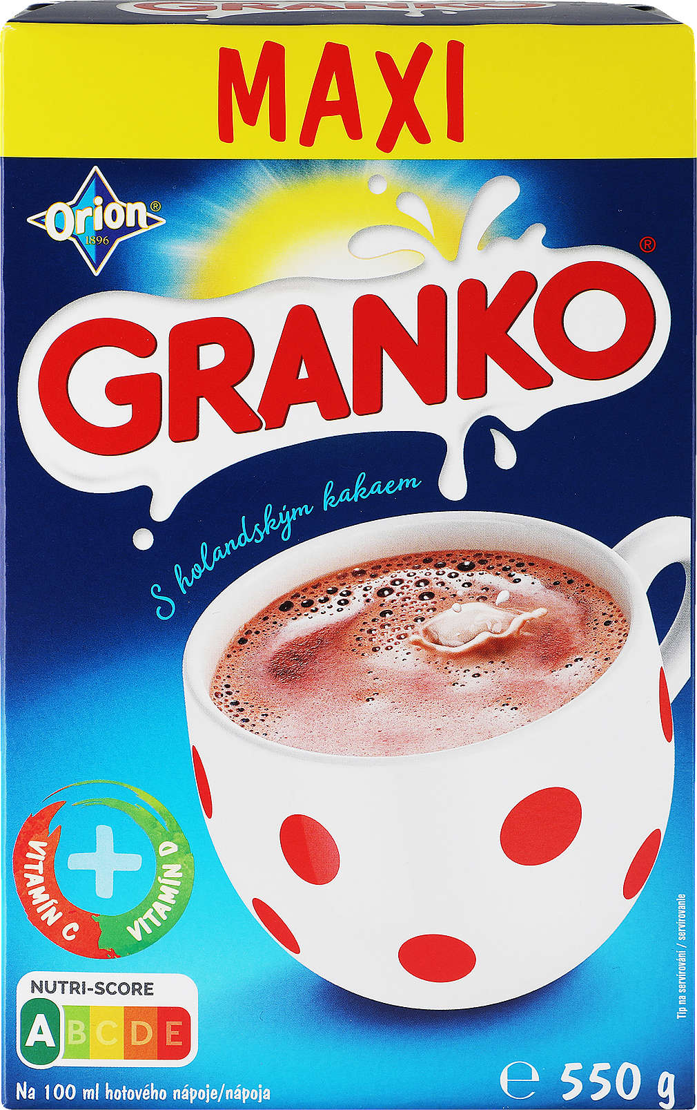 Zobrazenie výrobku Orion Granko Instantný kakaový prášok