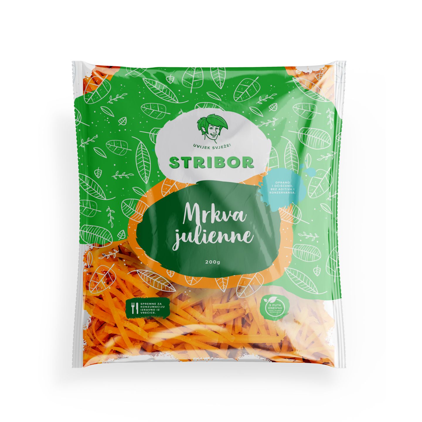 STRIBOR Mrkva julienne 200 g
MPC 2.5.2025=0,79€