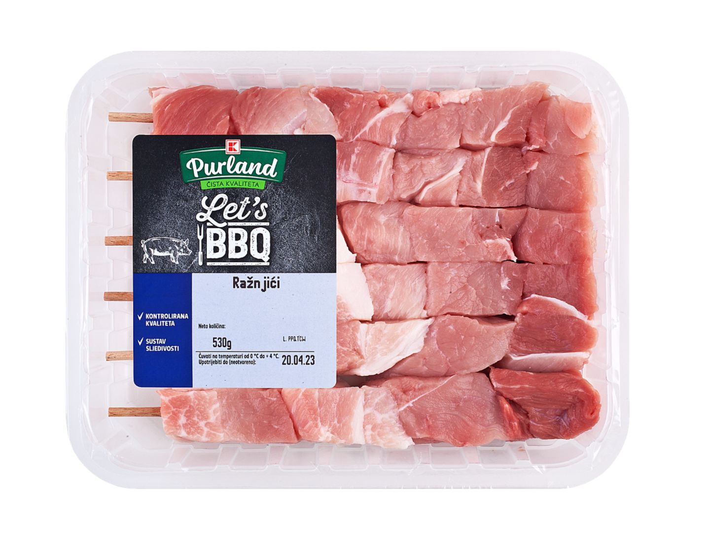 Let`s BBQ Ražnjići, 530 g
MPC 2.5.2025=4,59€