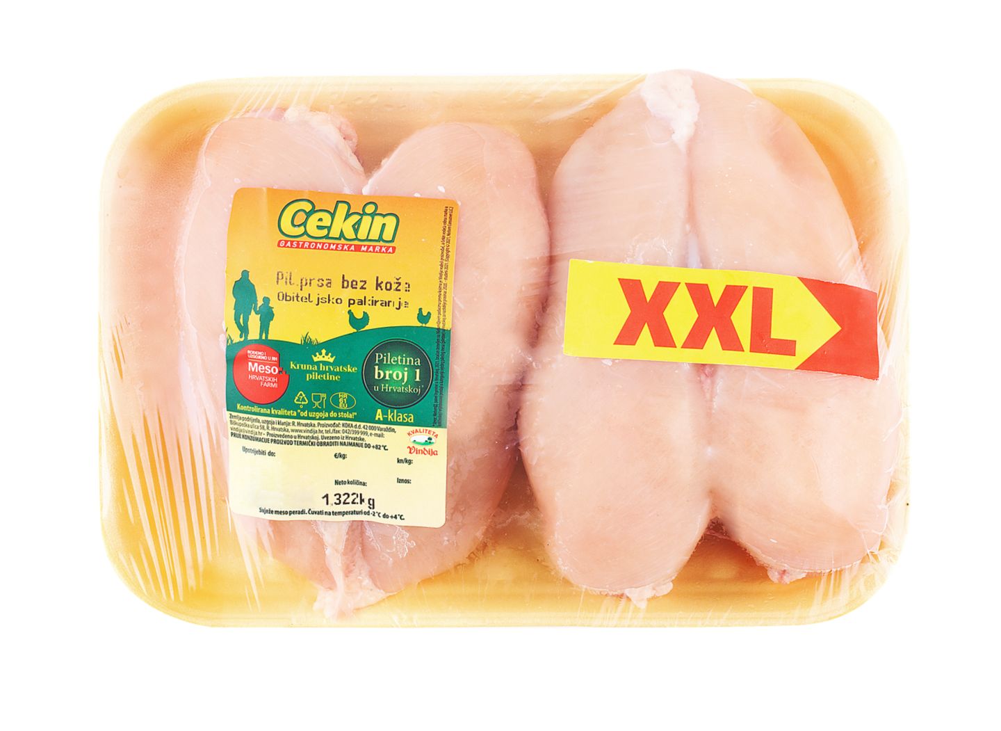 Cekin Pileća prsa na podlošku
MPC 2.5.2025=5,29€