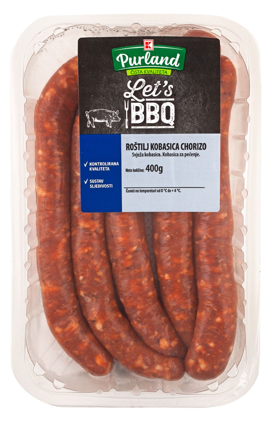 Let`s BBQ Roštilj kobasica Chorizo
MPC 2.5.2025=3,99€
