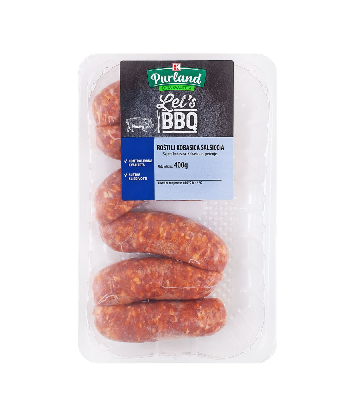 Let`s BBQ Roštilj kobasica Salsicia
MPC 2.5.2025=3,99€