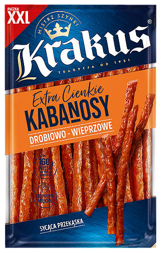 Krakus Kabanosy drobiowo-wieprzowe