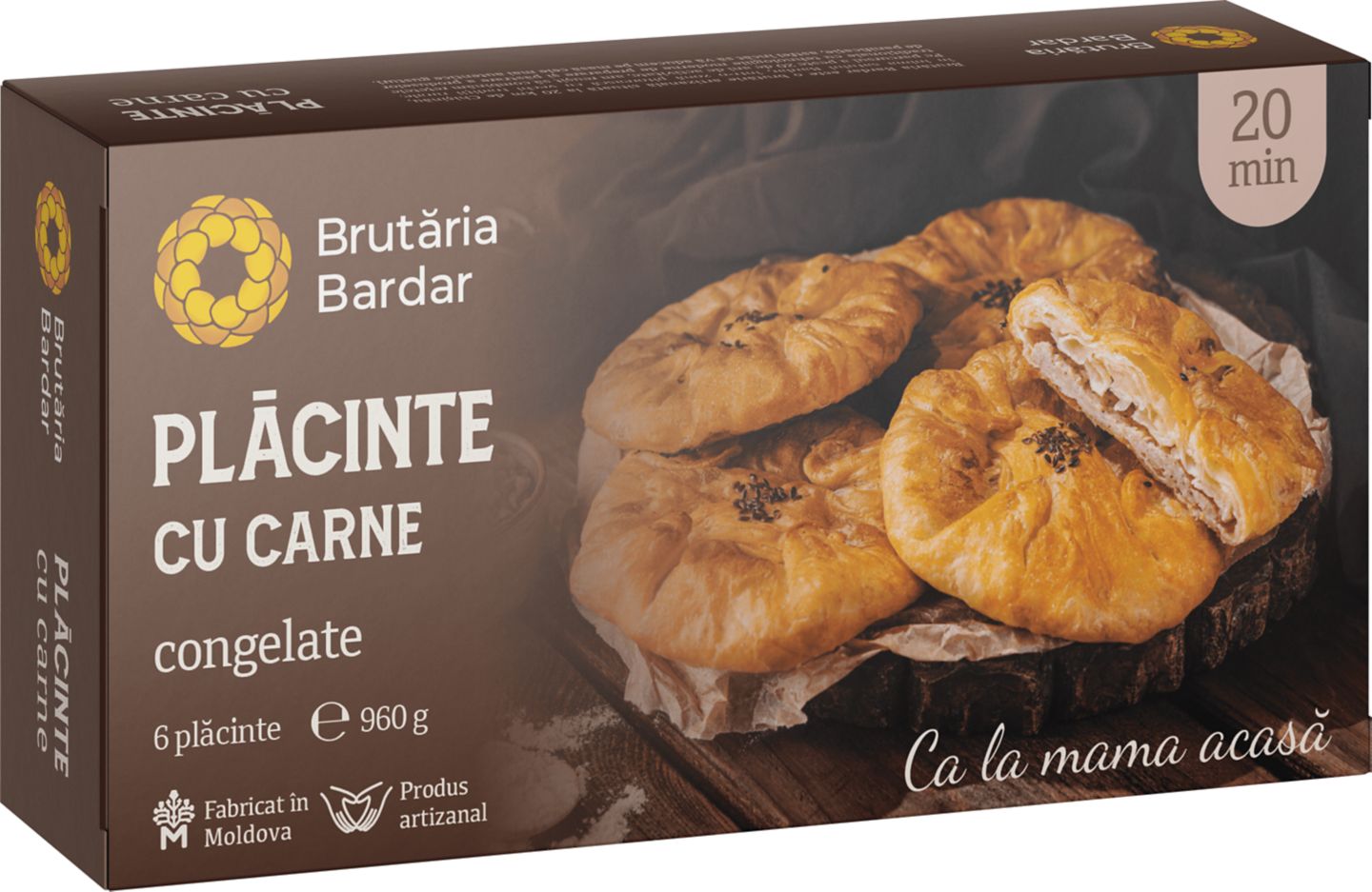 BRUTĂRIA BARDAR Plăcinte cu carne 960 G