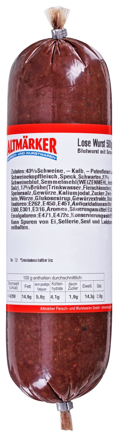 ALTMÄRKER Lose Wurst