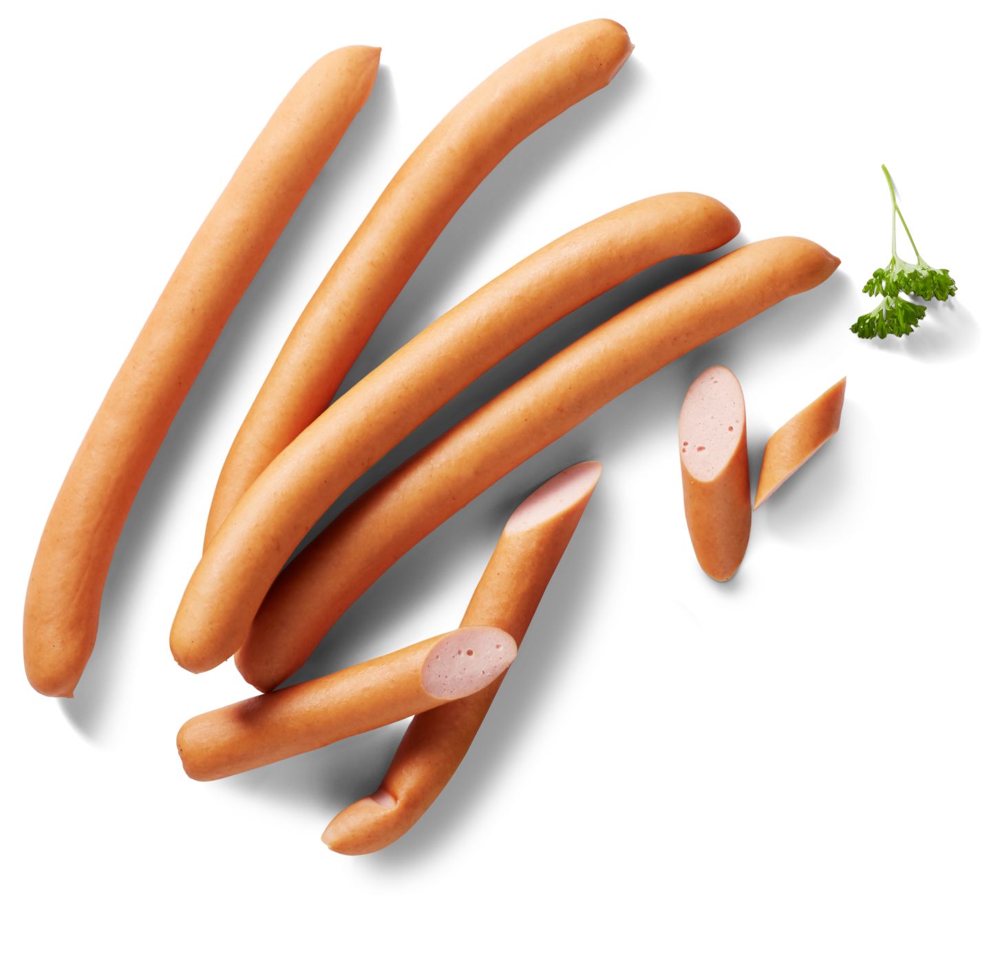 Aus eigener Herstellung Wiener oder Käsewürstchen