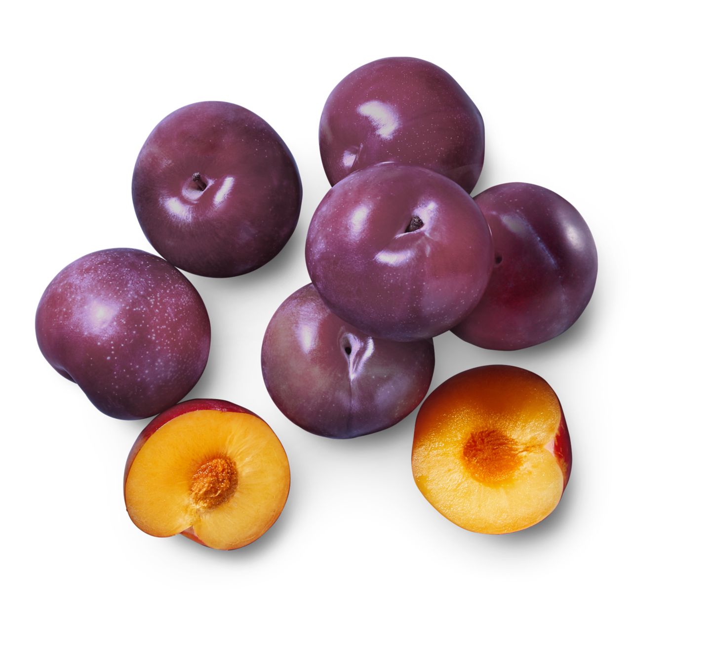 Südafrik./chilen. Pflaumen blau/rot, lose