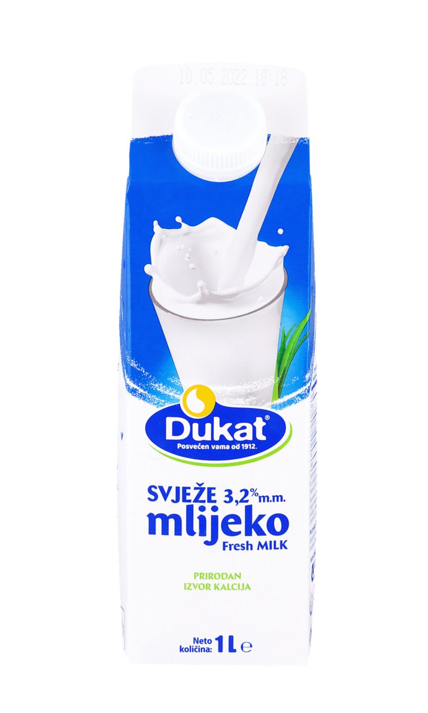 Dukat Svježe mlijeko, 3,2% m.m.
MPC 2.5.2025=1,35€
