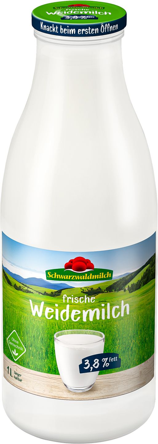 SCHWARZWALDMILCH Weidefrischmilch, 3,8 % Fett