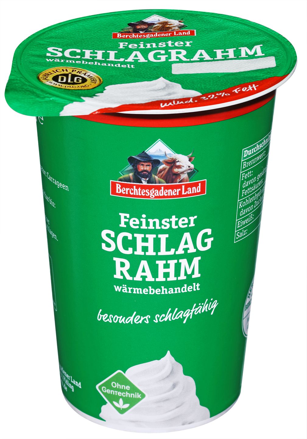 BERCHTESGADENER LAND Feinster Schlagrahm mind. 32 % Fett