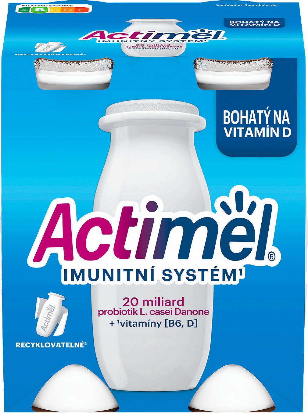 Zobrazenie výrobku Danone Actimel Jogurtové mlieko