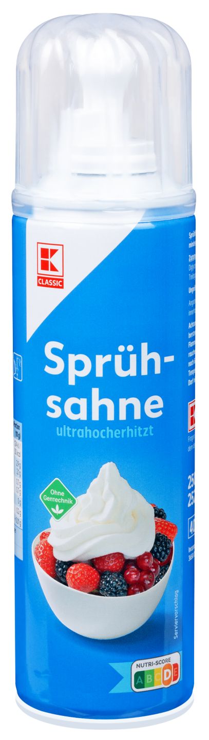 K-CLASSIC Sprühsahne