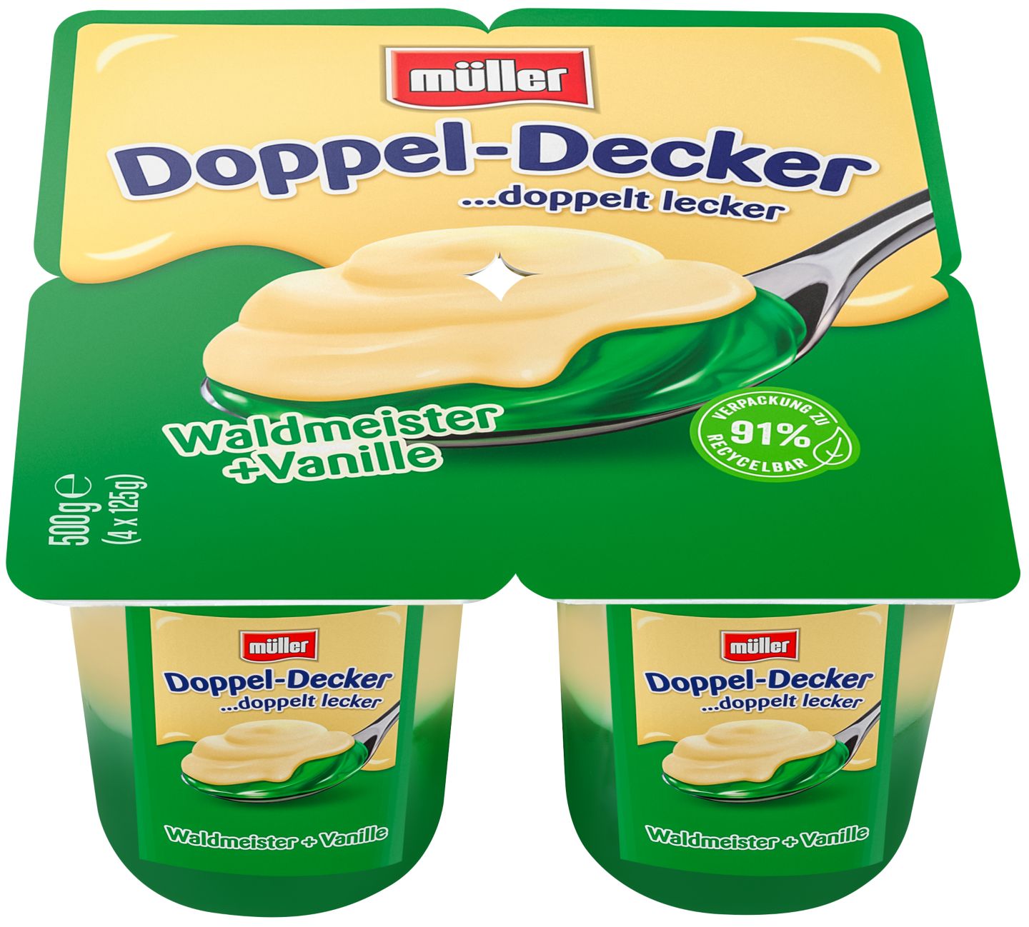 MÜLLER Doppel-Decker oder Wackelpudding