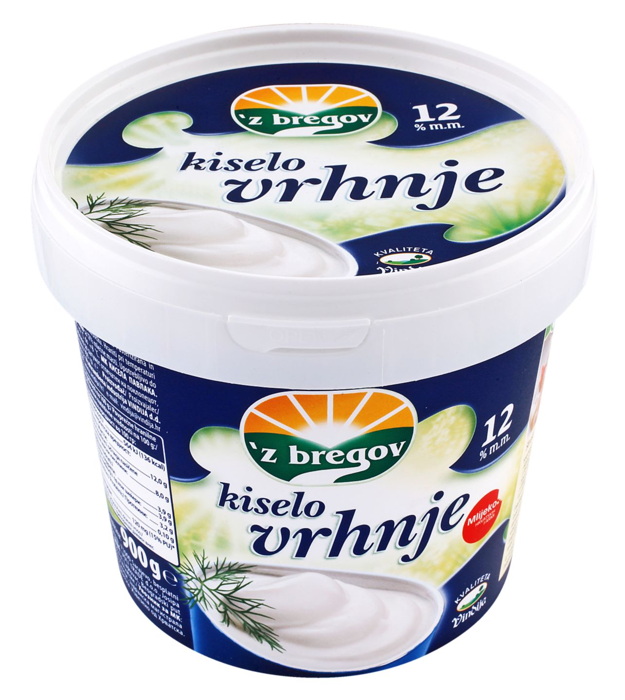 `Z bregov Kiselo vrhnje, 12% m.m.
MPC 2.5.2025=3,99€